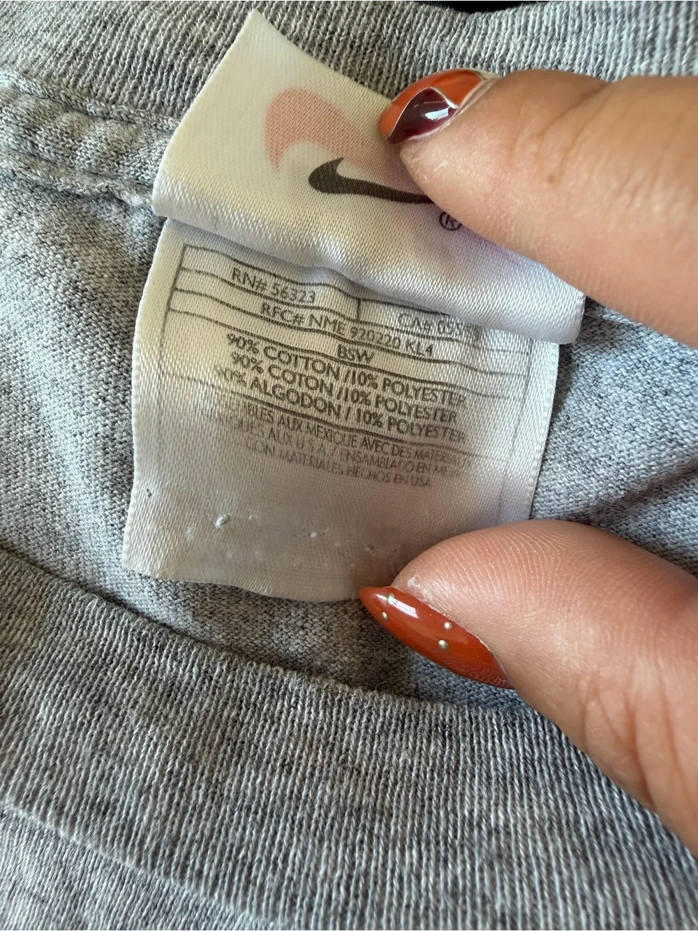 Nike Gray Lakers Basketball T-Shirt with Purple & Gold Logo